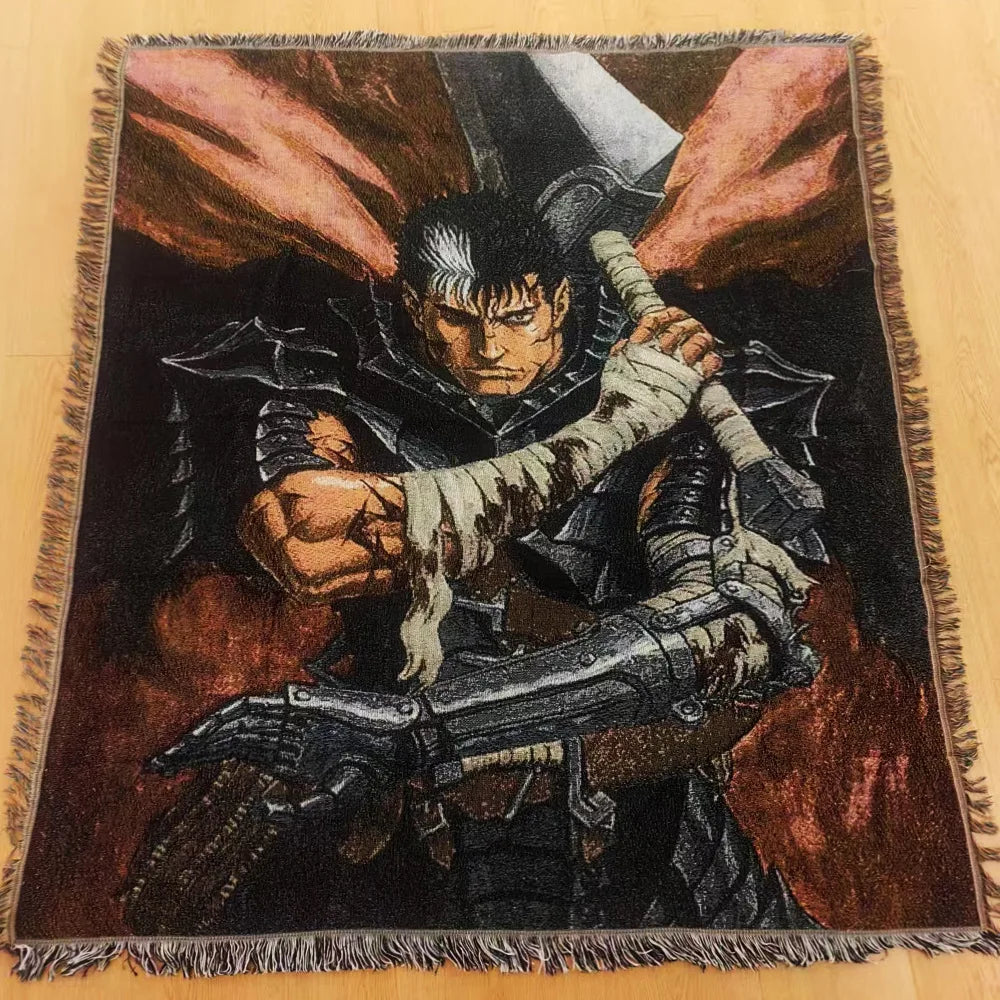 Custom Anime Cartoon Modern Tapestry Woven Jacquard Blanket