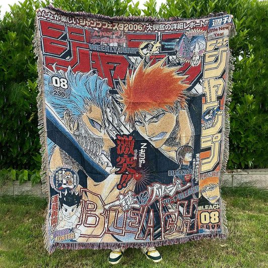 Custom Anime Cartoon Modern Tapestry Woven Jacquard Blanket