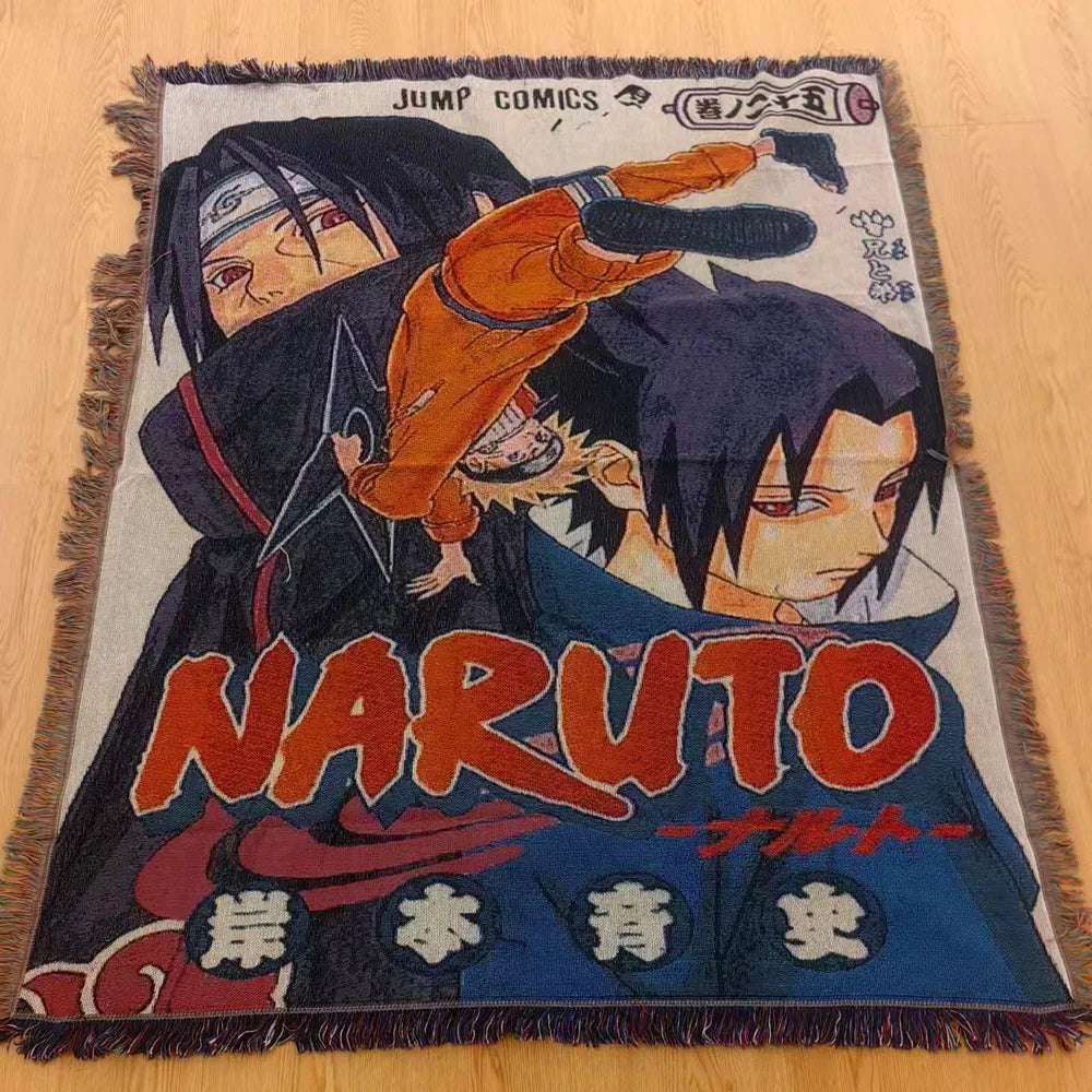 Custom Anime Cartoon Modern Tapestry Woven Jacquard Blanket