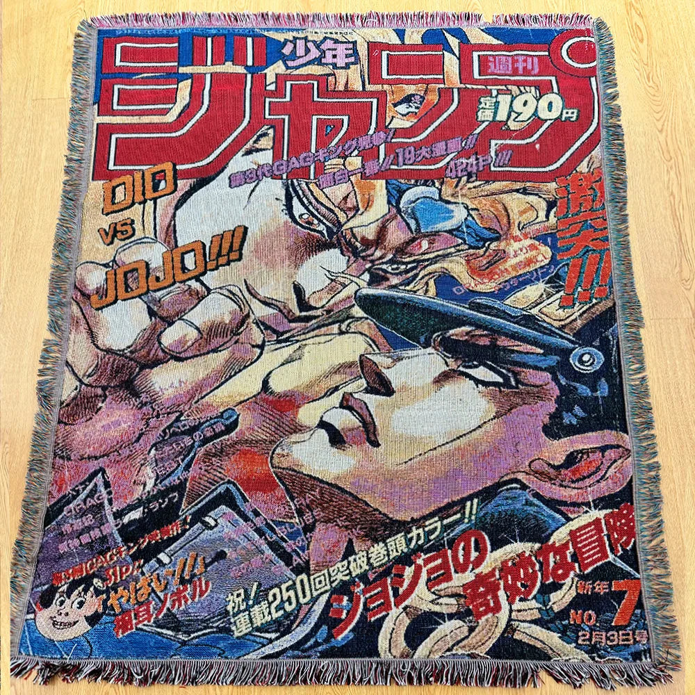 Custom Anime Cartoon Modern Tapestry Woven Jacquard Blanket