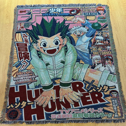 Custom Anime Cartoon Modern Tapestry Woven Jacquard Blanket