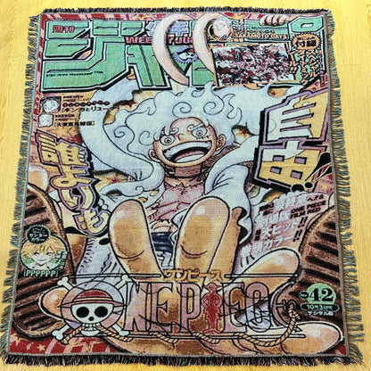 Custom Anime Cartoon Modern Tapestry Woven Jacquard Blanket