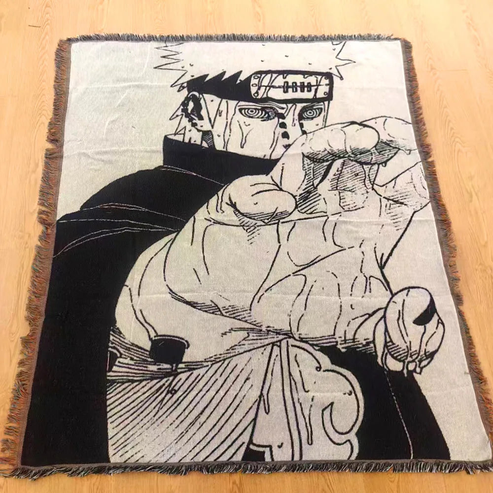 Custom Anime Cartoon Modern Tapestry Woven Jacquard Blanket