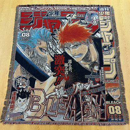 Custom Anime Cartoon Modern Tapestry Woven Jacquard Blanket