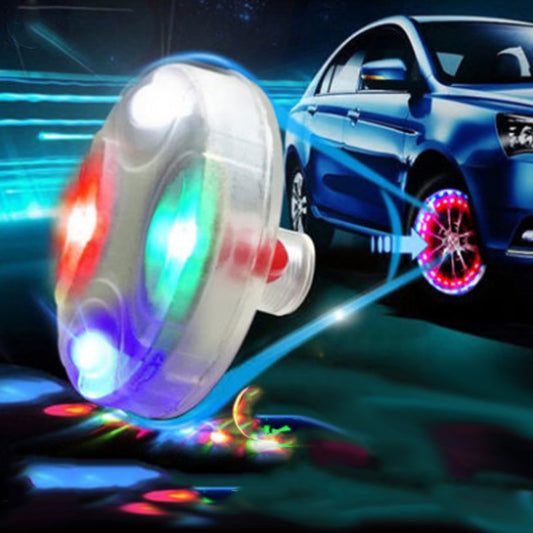 1Pc LED RGB Wheel Lights