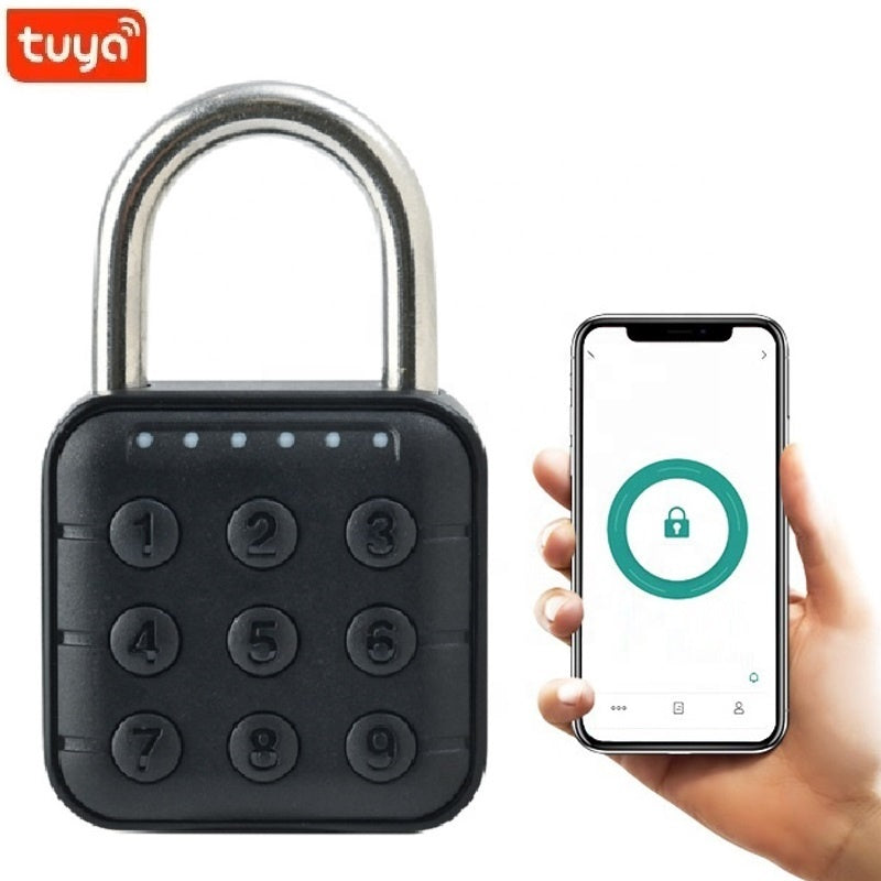 Keyless Fingerprint Lock with Tuya APP Smart Padlock and Regular Lock